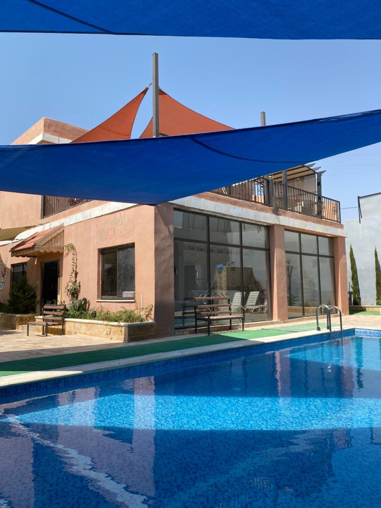 Jar Alqamar Chalet -شاليه جار القمر Jarash Bagian luar foto
